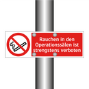 Rauchen in den Operationssälen ist strengstens verboten