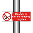 Rauchen in diesem Fahrzeug verboten
