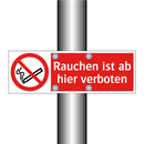 Rauchen ist ab hier verboten
