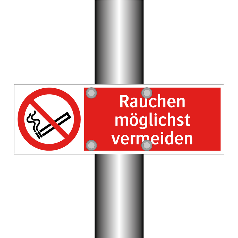 Rauchen möglichst vermeiden