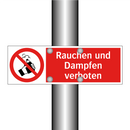 Rauchen und Dampfen verboten