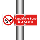 Rauchfreie Zone laut Gesetz
