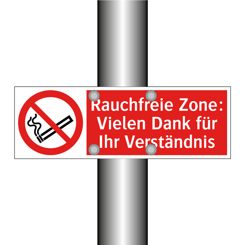 Rauchfreie Zone: Vielen Dank für Ihr Verständnis