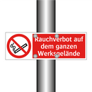 Rauchverbot auf dem ganzen Werksgelände