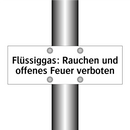 Flüssiggas: Rauchen und offenes Feuer verboten