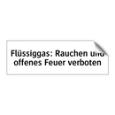 Flüssiggas: Rauchen und offenes Feuer verboten