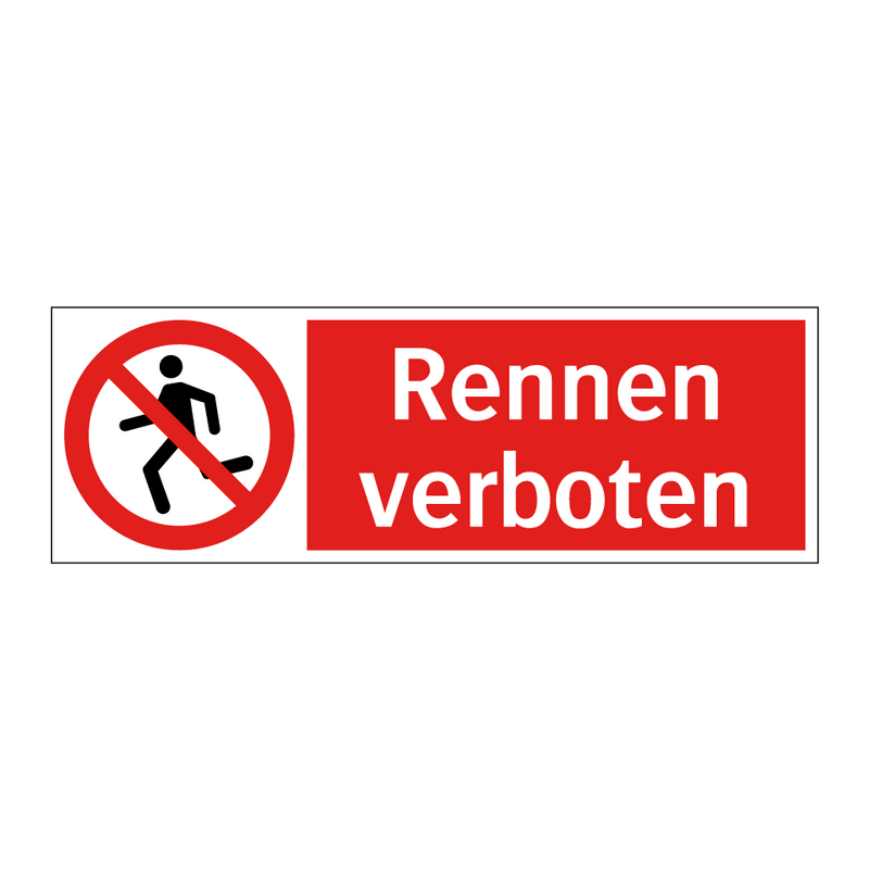 Rennen verboten