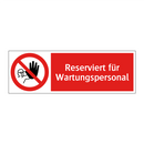 Reserviert für Wartungspersonal