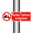 Roller fahren verboten