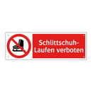 Schlittschuh- Laufen verboten