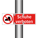 Schuhe verboten