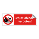 Schutt abladen verboten!