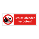 Schutt abladen verboten!