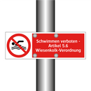 Schwimmen verboten - Artikel 5.6 Wiesenkolk-Verordnung