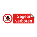 Segeln verboten