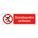Skateboarden verboten