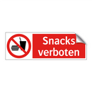 Snacks verboten