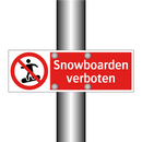 Snowboarden verboten