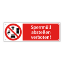 Sperrmüll abstellen verboten!