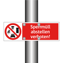 Sperrmüll abstellen verboten!