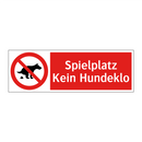 Spielplatz Kein Hundeklo