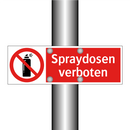 Spraydosen verboten