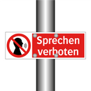 Sprechen verboten