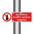 Sprühdose, Graffiti sprühen verboten