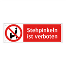 Stehpinkeln ist verboten