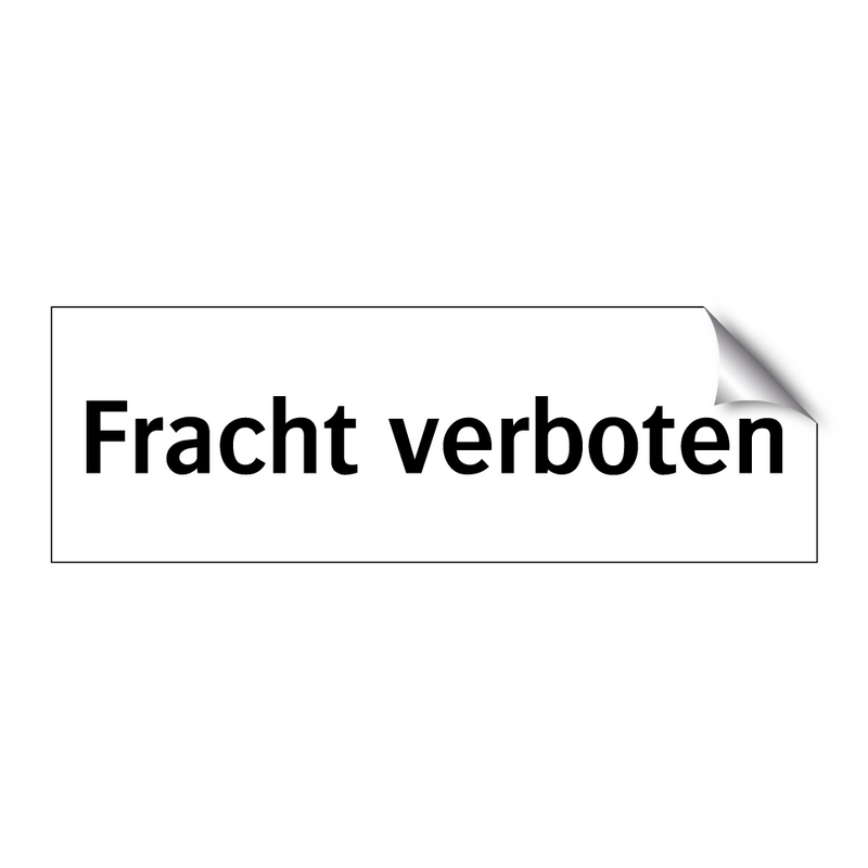 Fracht verboten