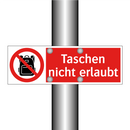 Taschen nicht erlaubt