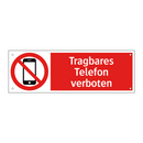 Tragbares Telefon verboten