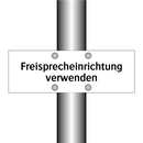 Freisprecheinrichtung verwenden
