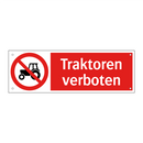 Traktoren verboten