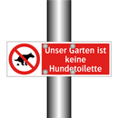 Unser Garten ist keine Hundetoilette