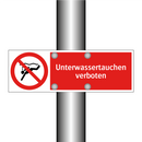 Unterwassertauchen verboten