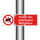 Verbot des unbefugten Mitfahrens