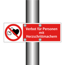 Verbot für Personen mit Herzschrittmachern