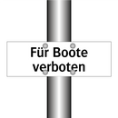 Für Boote verboten