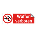 Waffen verboten
