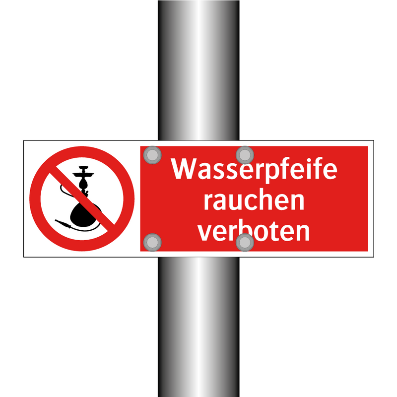 Wasserpfeife rauchen verboten