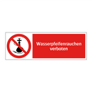 Wasserpfeifenrauchen verboten