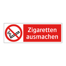 Zigaretten ausmachen