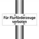 Für Flurförderzeuge verboten