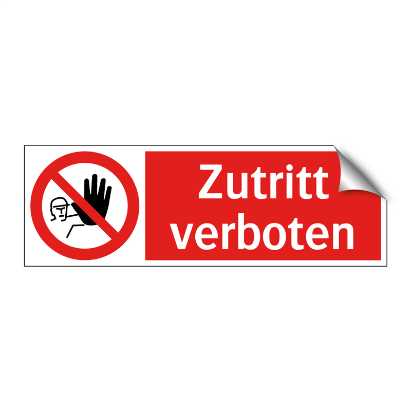 Zutritt verboten