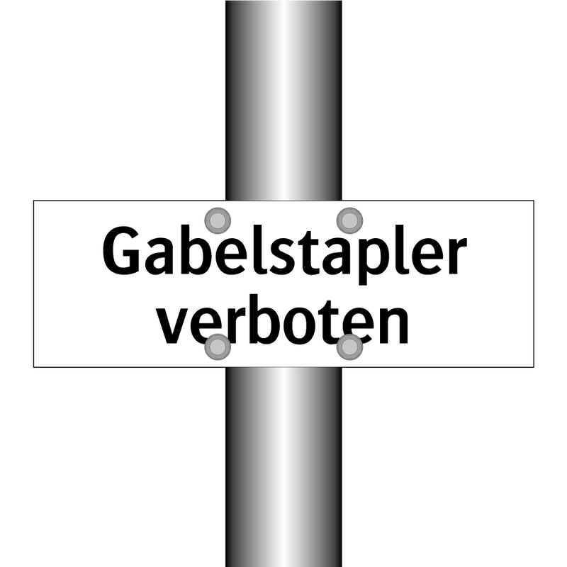 Gabelstapler verboten