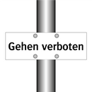 Gehen verboten