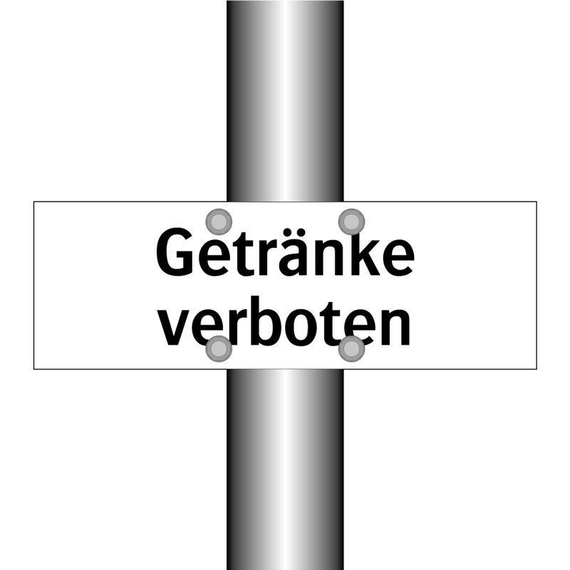 Getränke verboten