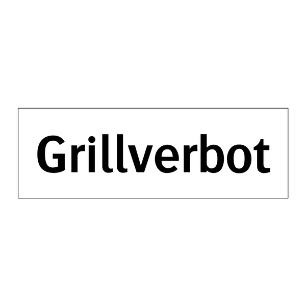Grillverbot