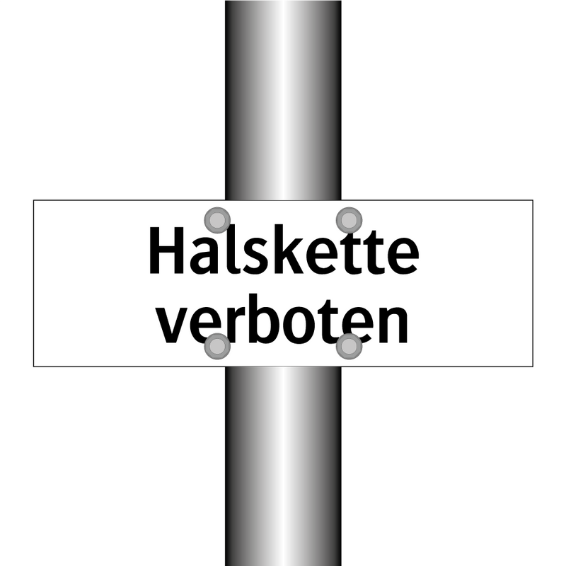 Halskette verboten